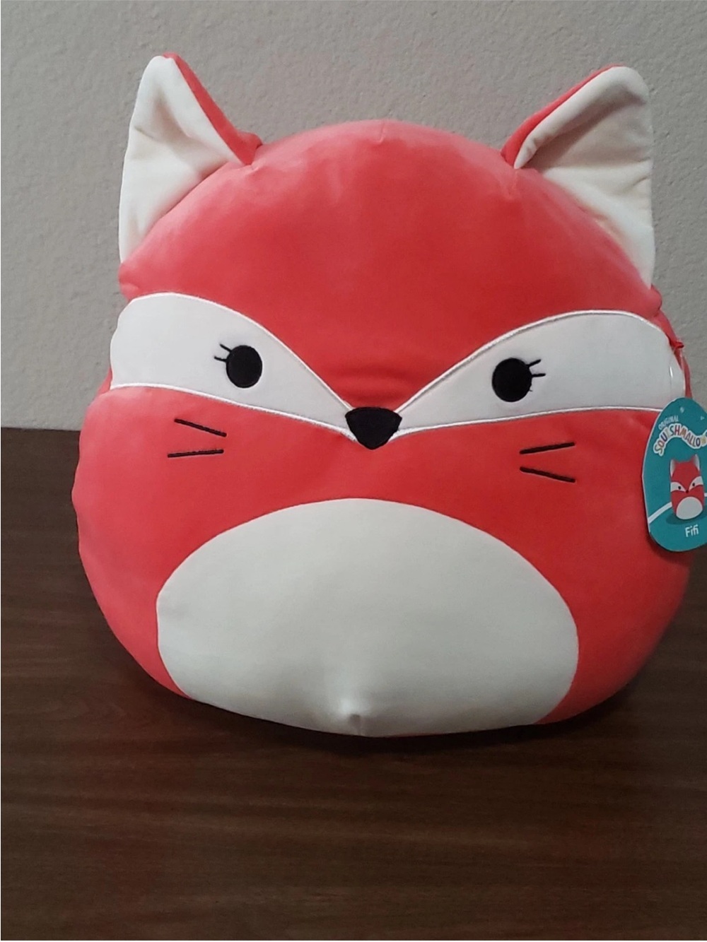Squishmallows Red and White Fox Plush